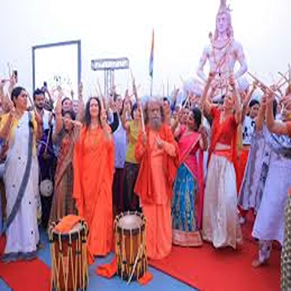 Yoga international participants gather rishikesh weeklong