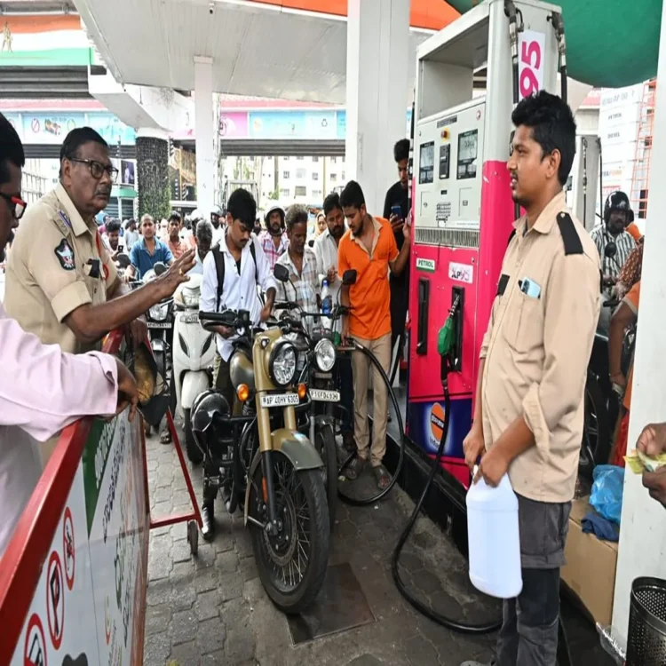 Andhra fuel shortage crisis
