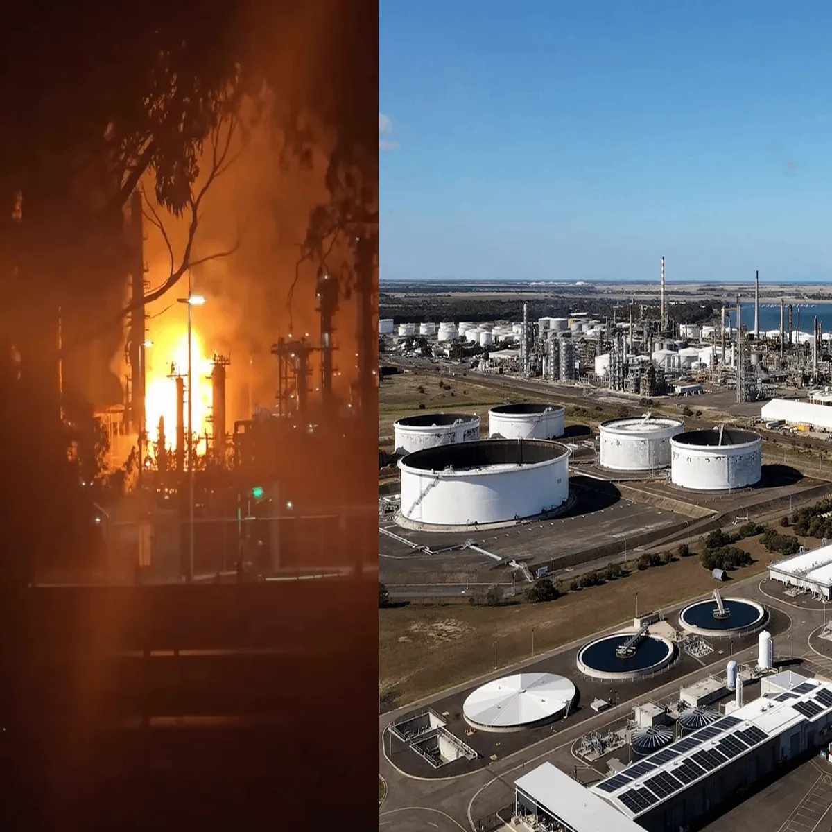 Fuelsupply fire australian refinery raises concerns