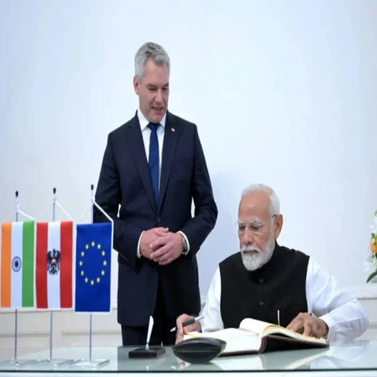Austrian chancellor india visit diplomacy