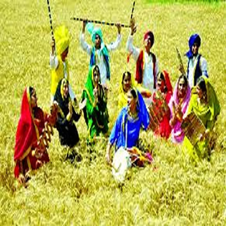 Baisakhi devotees gather punjab celebration