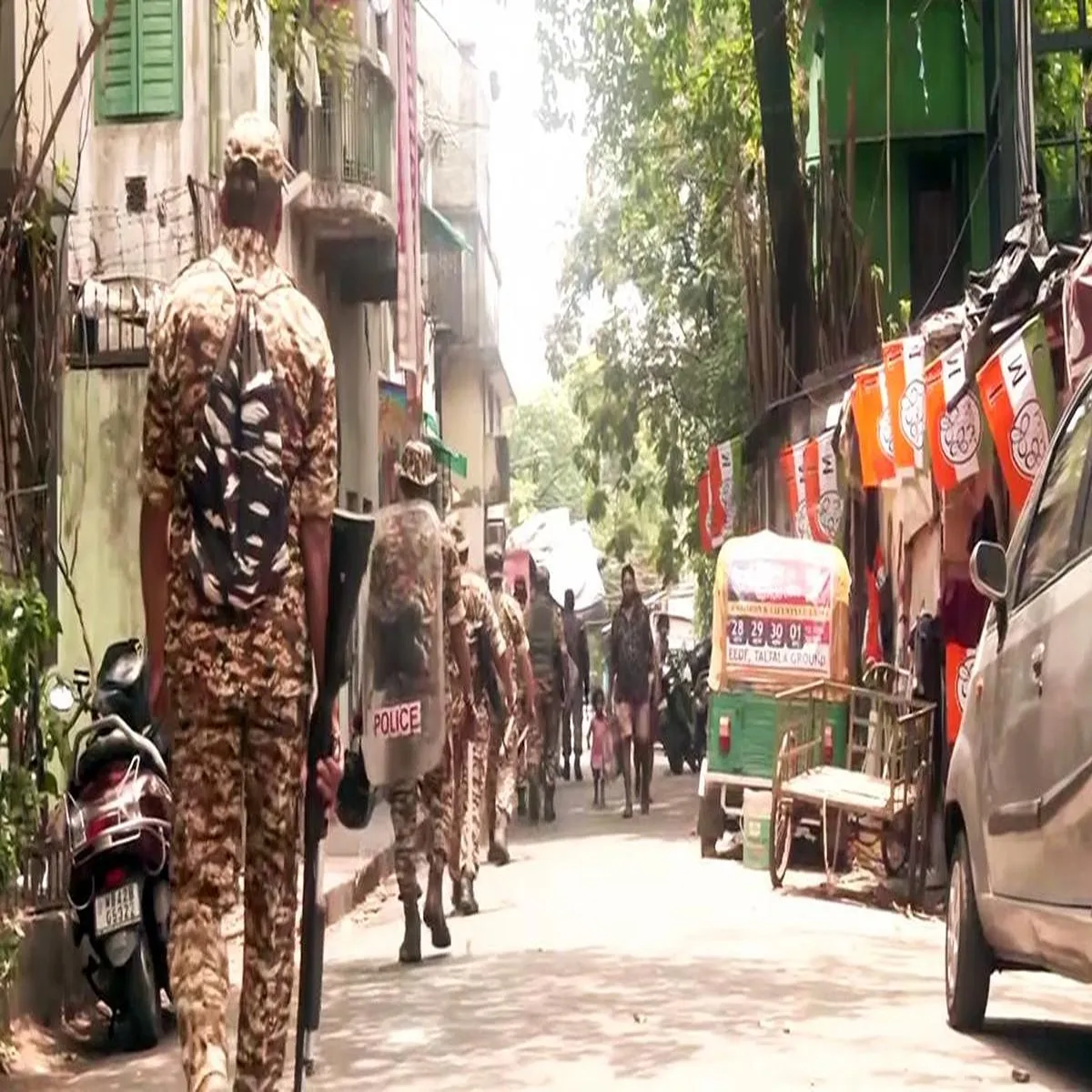 Election cisf personnel injured firing ahead