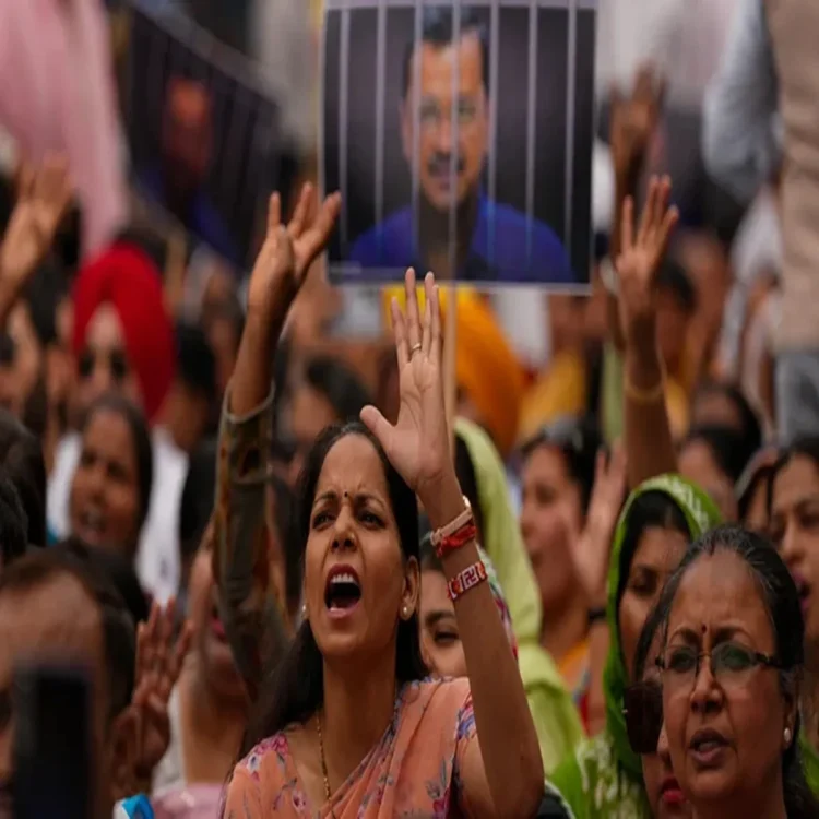 Congress targets bjp aap nexus