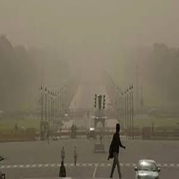 Delhi dust storm air quality alert