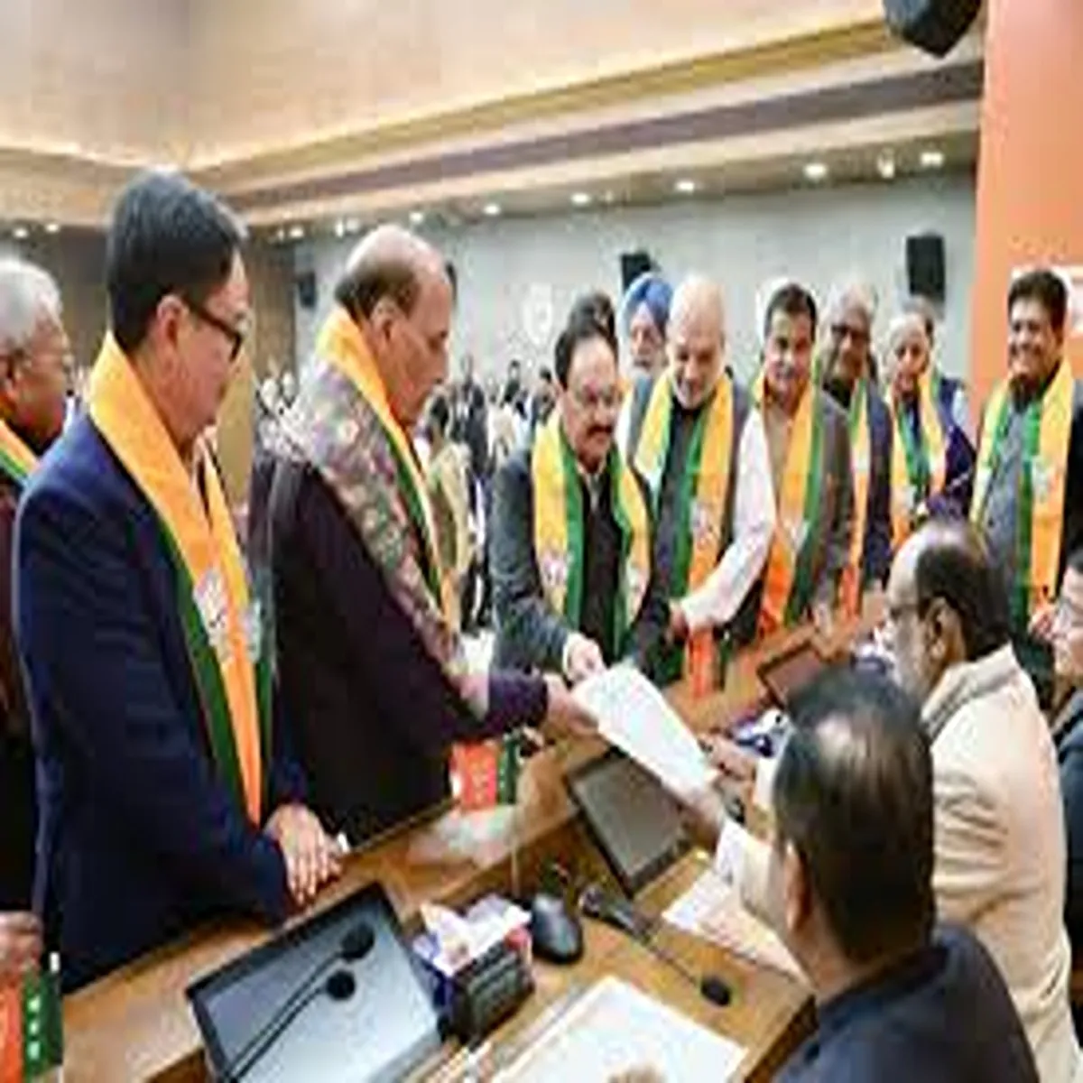 Delhielections bjp congress file nominations aap