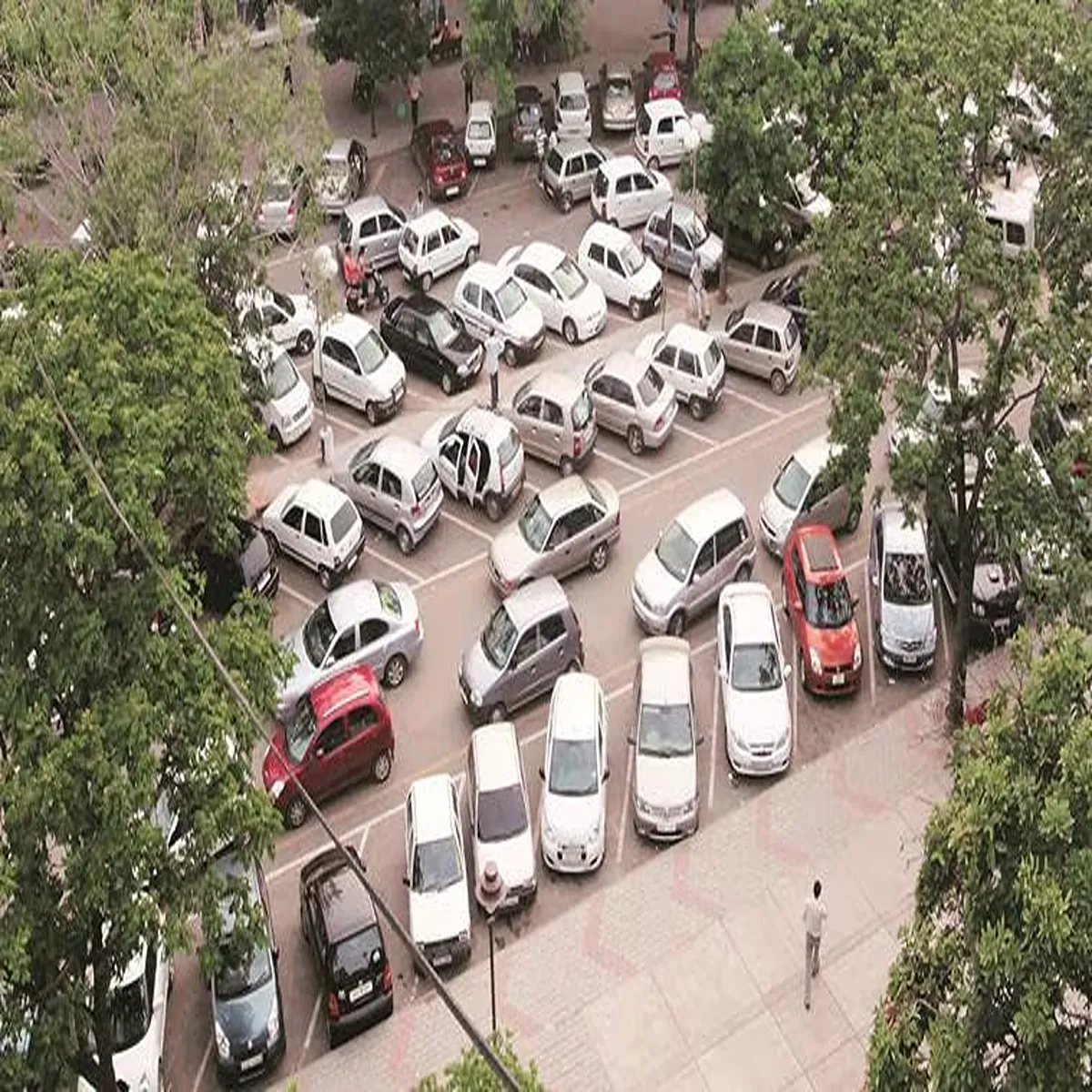 Parking delhi civic body plans dust