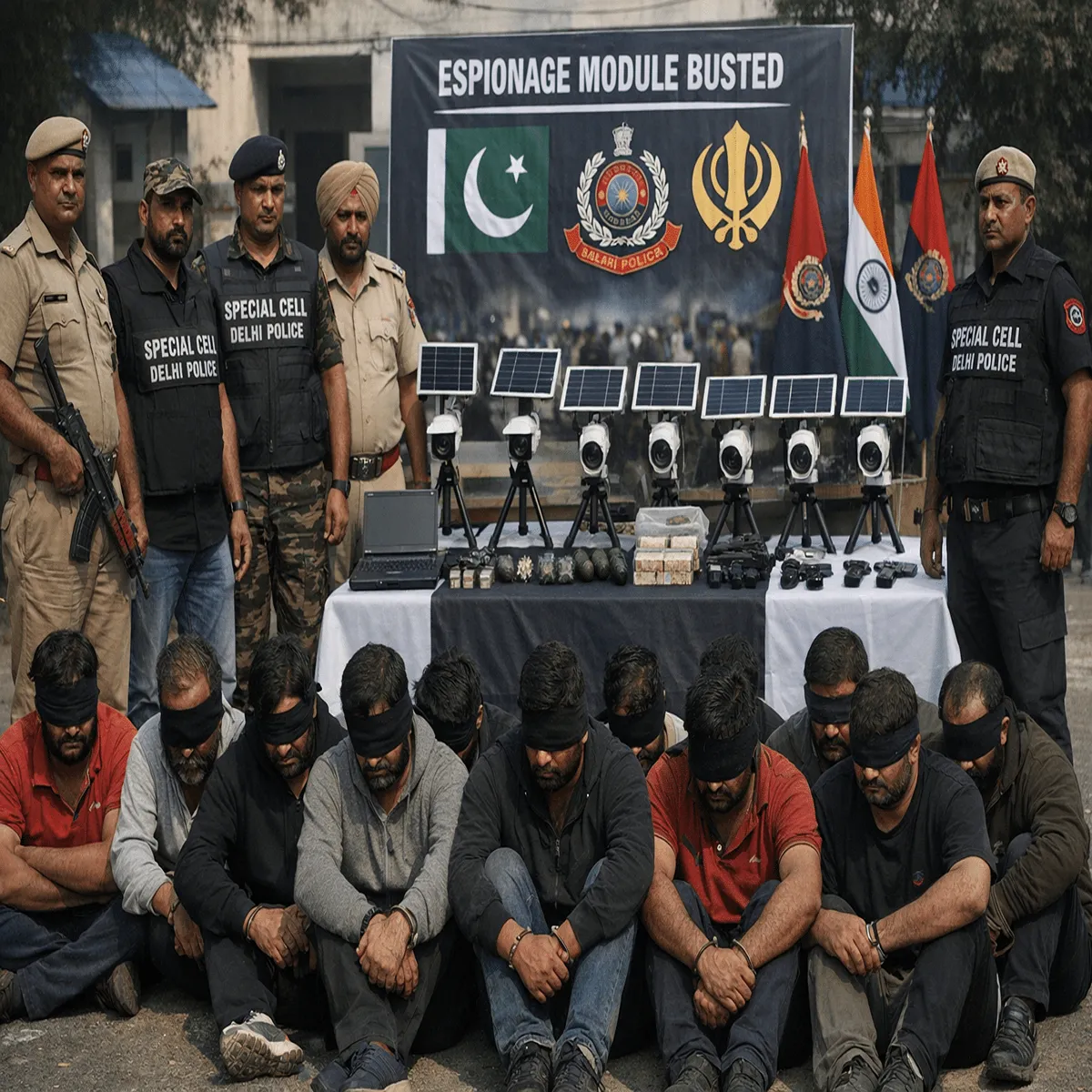 Security delhi police bust isi linked