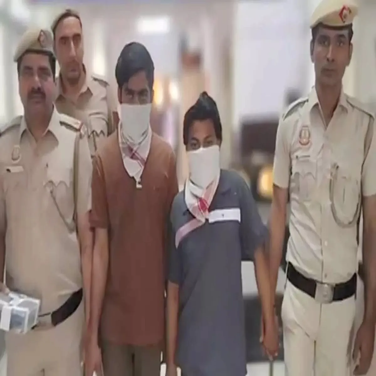 Crime police arrest two men seize