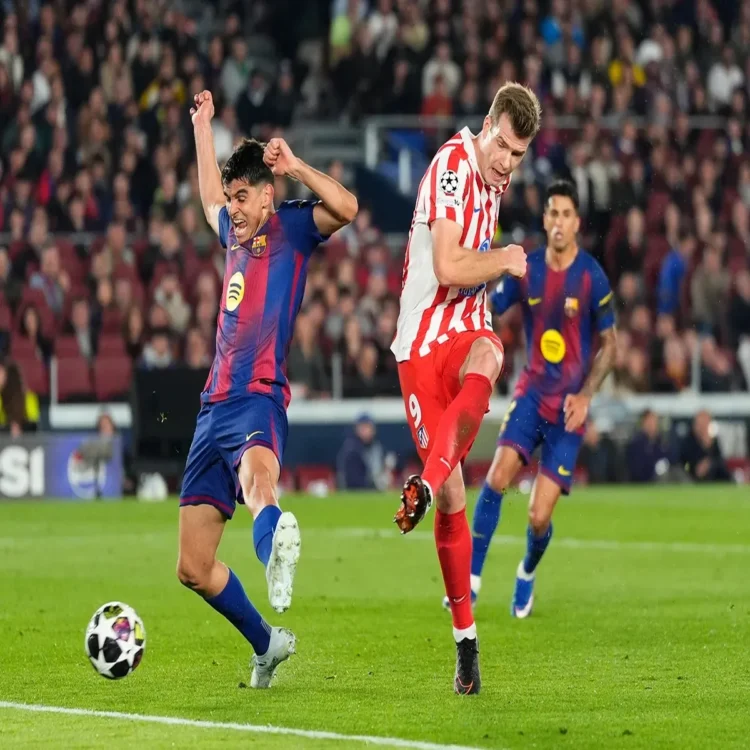 Football atletico win over barcelona