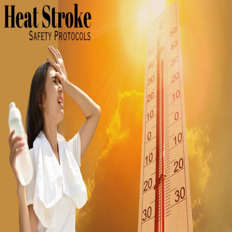 Heat stroke illness risk alert