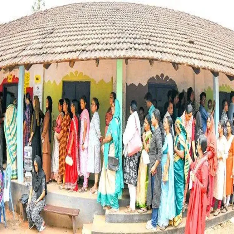 High voter turnout kerala assam puducherry