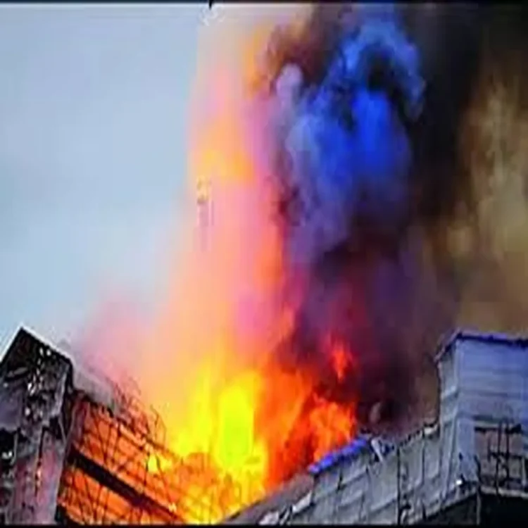 Industrial fire sonipat factory blaze