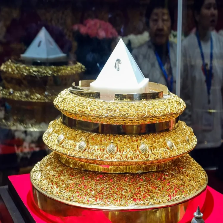 Ladakh buddha relics exhibition