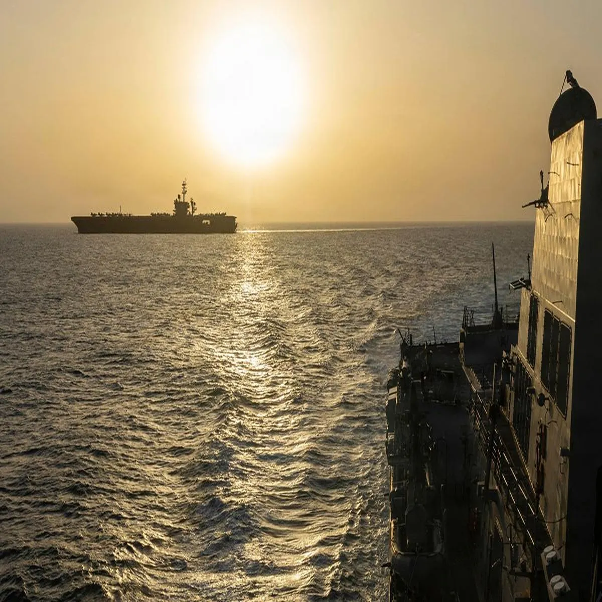 Maritime intercepts iranian vessel after arabian