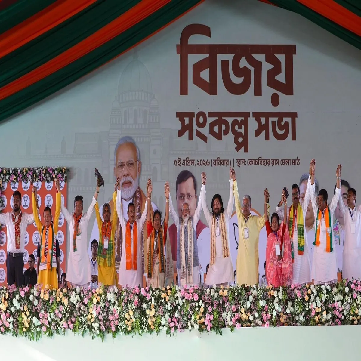 Elections modi outlines six promises ahead