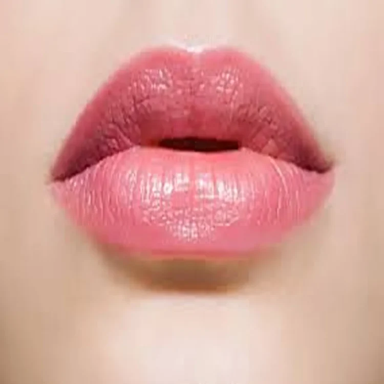 Natural pink lips indian skin