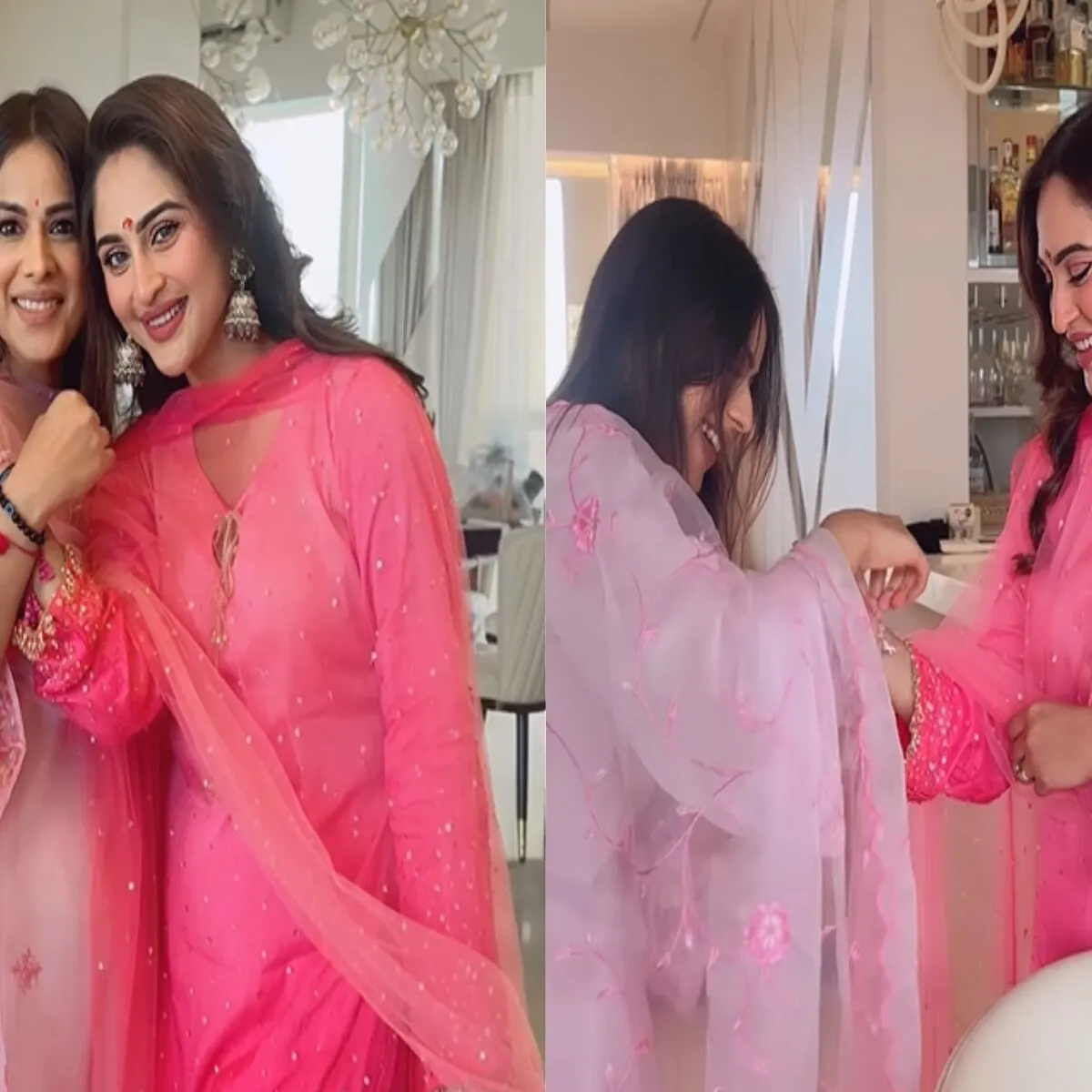 Entertainment nia sharma krystle souza share