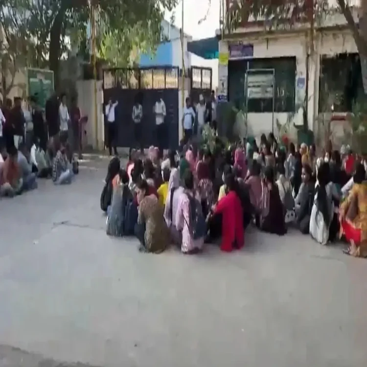 Noida worker protests wage hike
