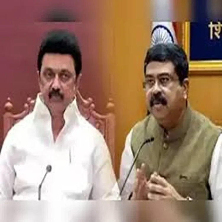 Pradhan slams stalin language policy