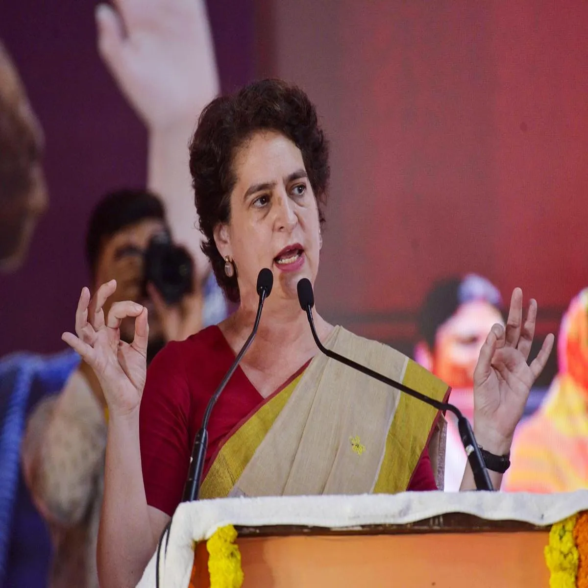 Elections priyanka gandhi criticises assam over