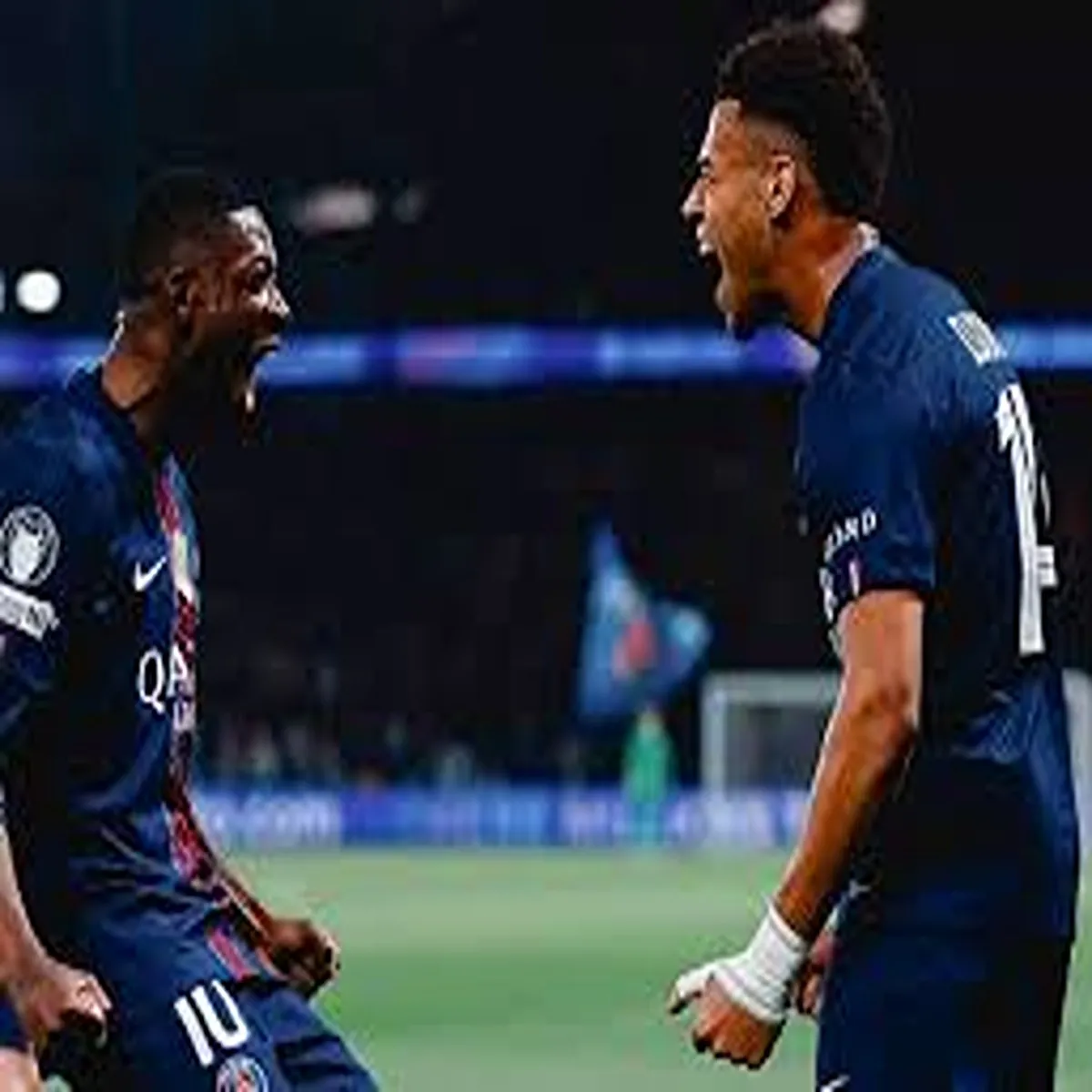Football psg take commanding first leg