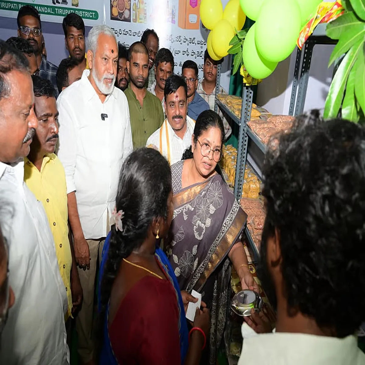 Recycling tirupati pilot green shop encourages