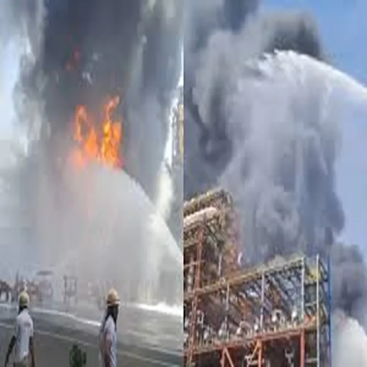 Refinery fire security probe india