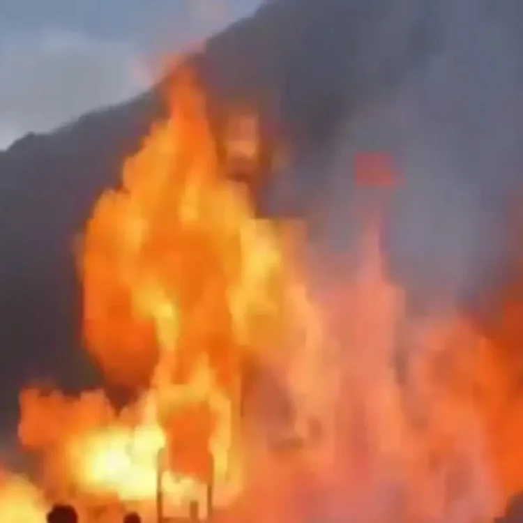 Security gas pipeline blast sibi region