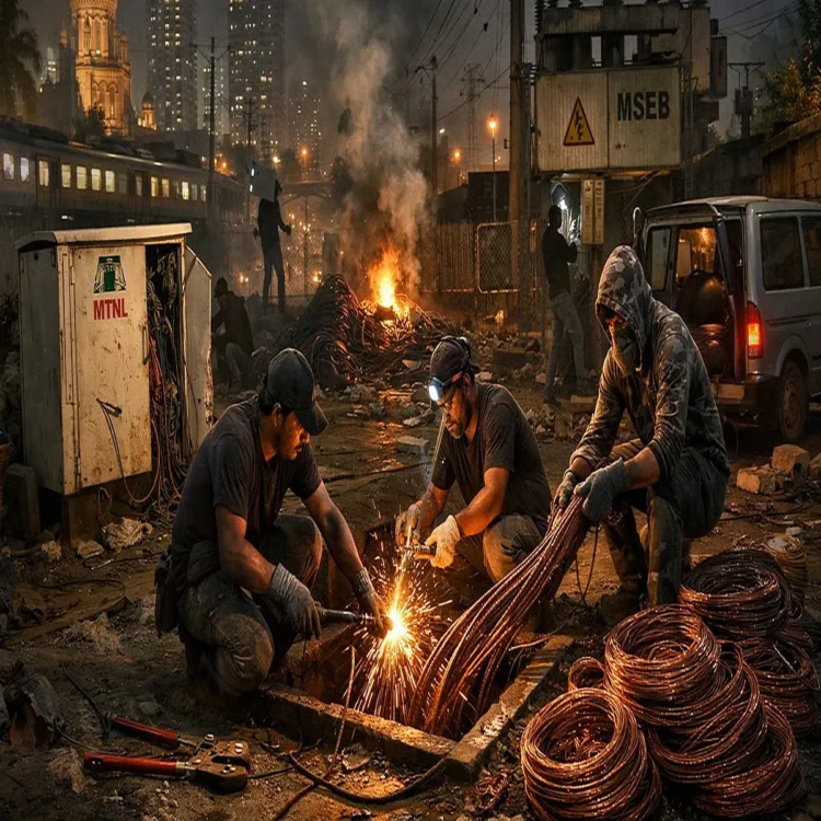 Telecom theft mtnl cables south mumbai