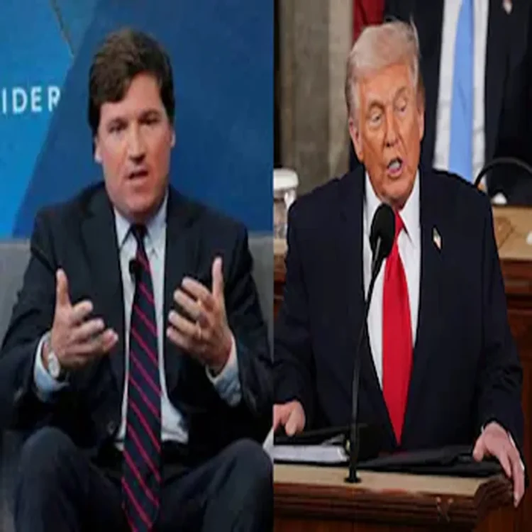Trump carlson public rift