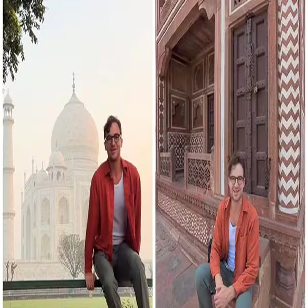 Travel influencer takes hour trip india
