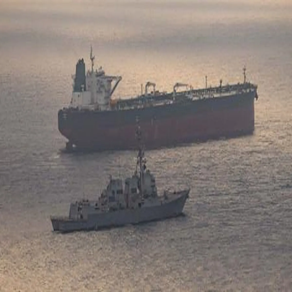 Sanctions navy intercepts iranian linked vessel