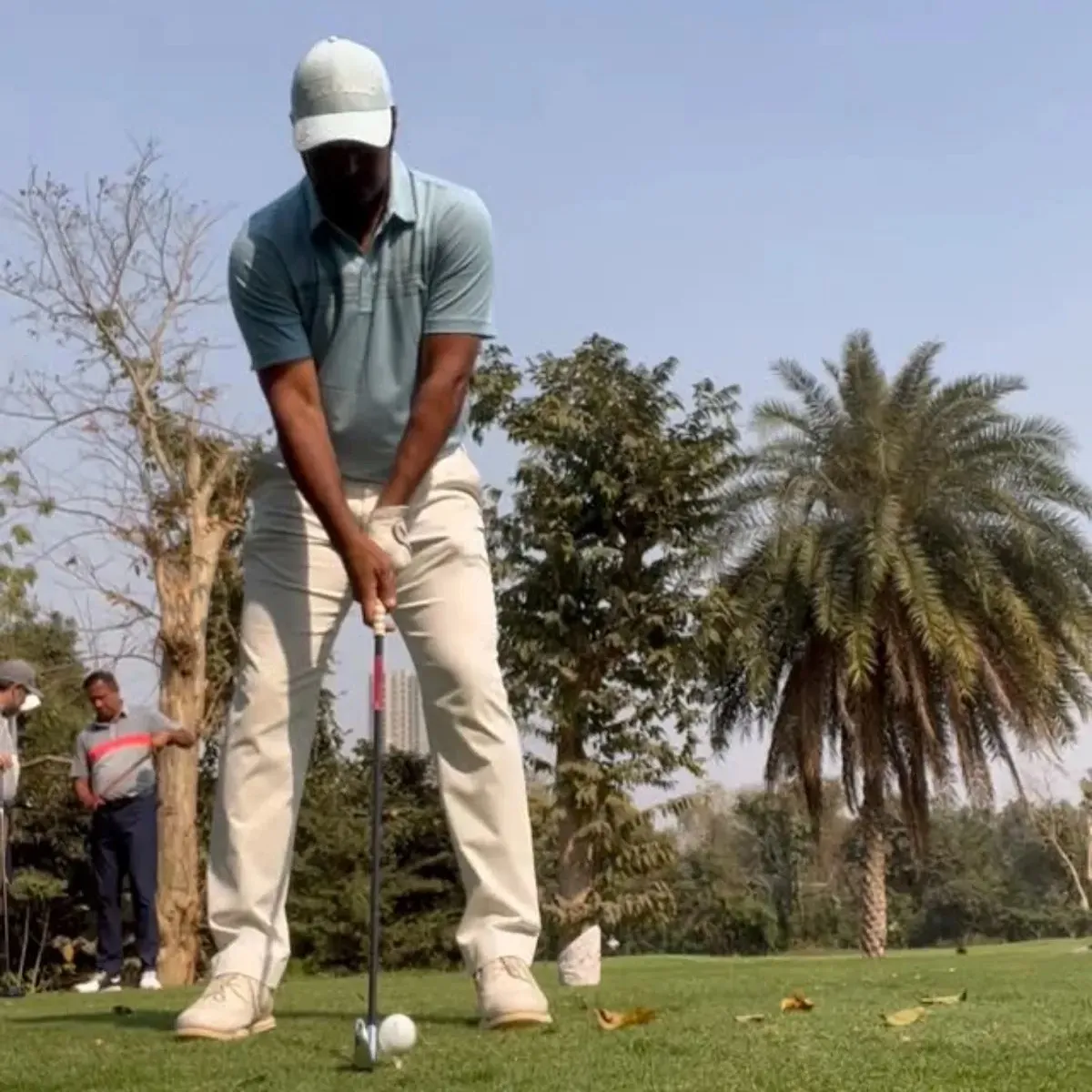 Golf veer ganapathy takes commanding lead