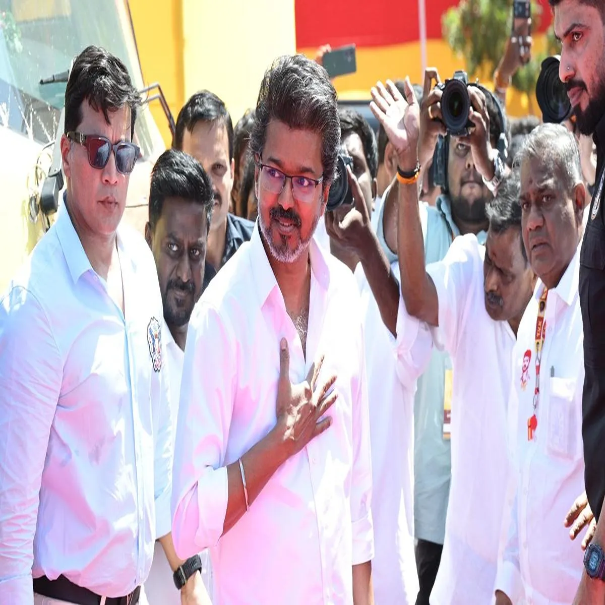 Electioncampaign vijay schedules chennai roadshows amid