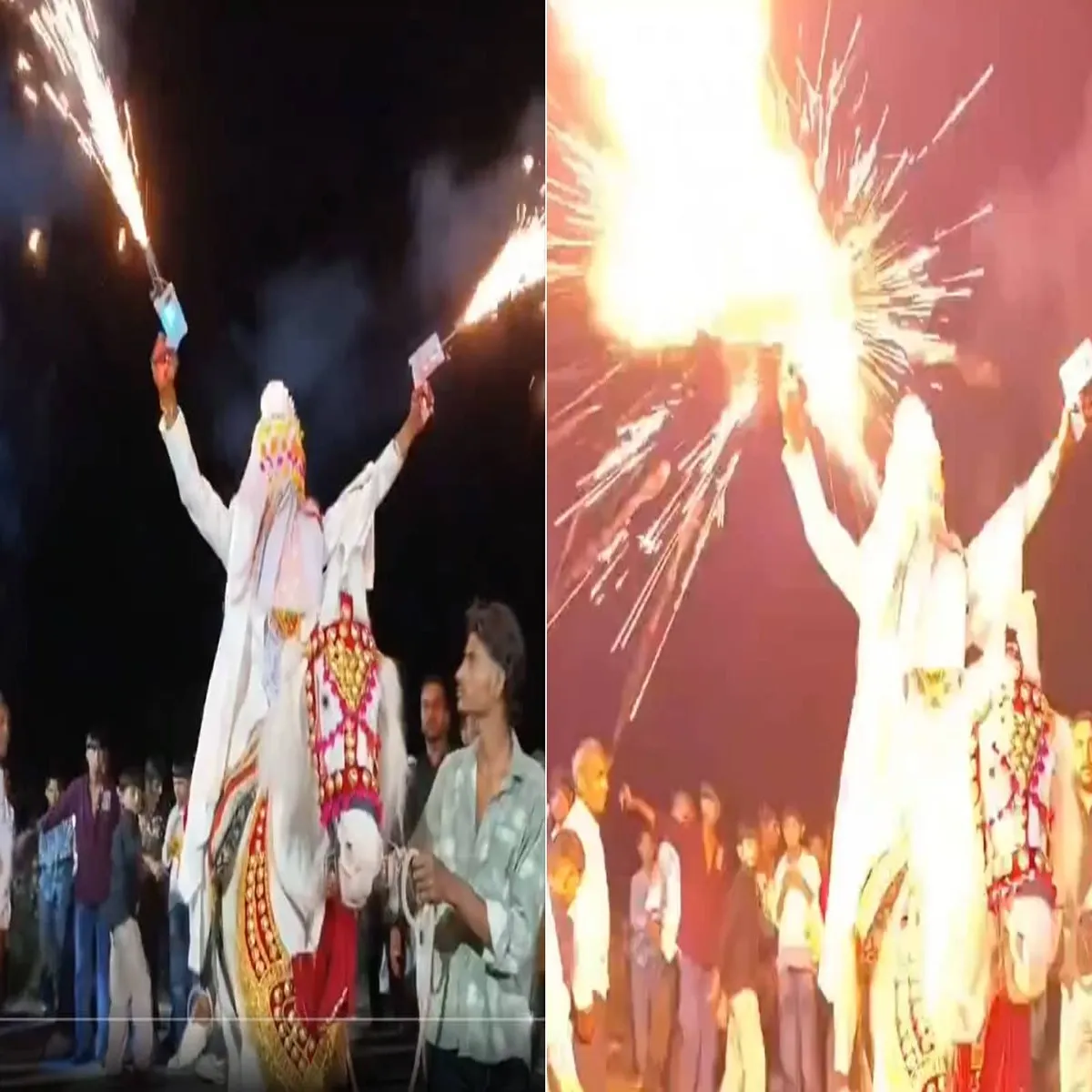 Viralvideo wedding celebration turns risky after