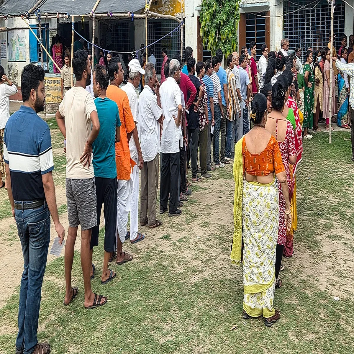 Elections west bengal sees steady turnout