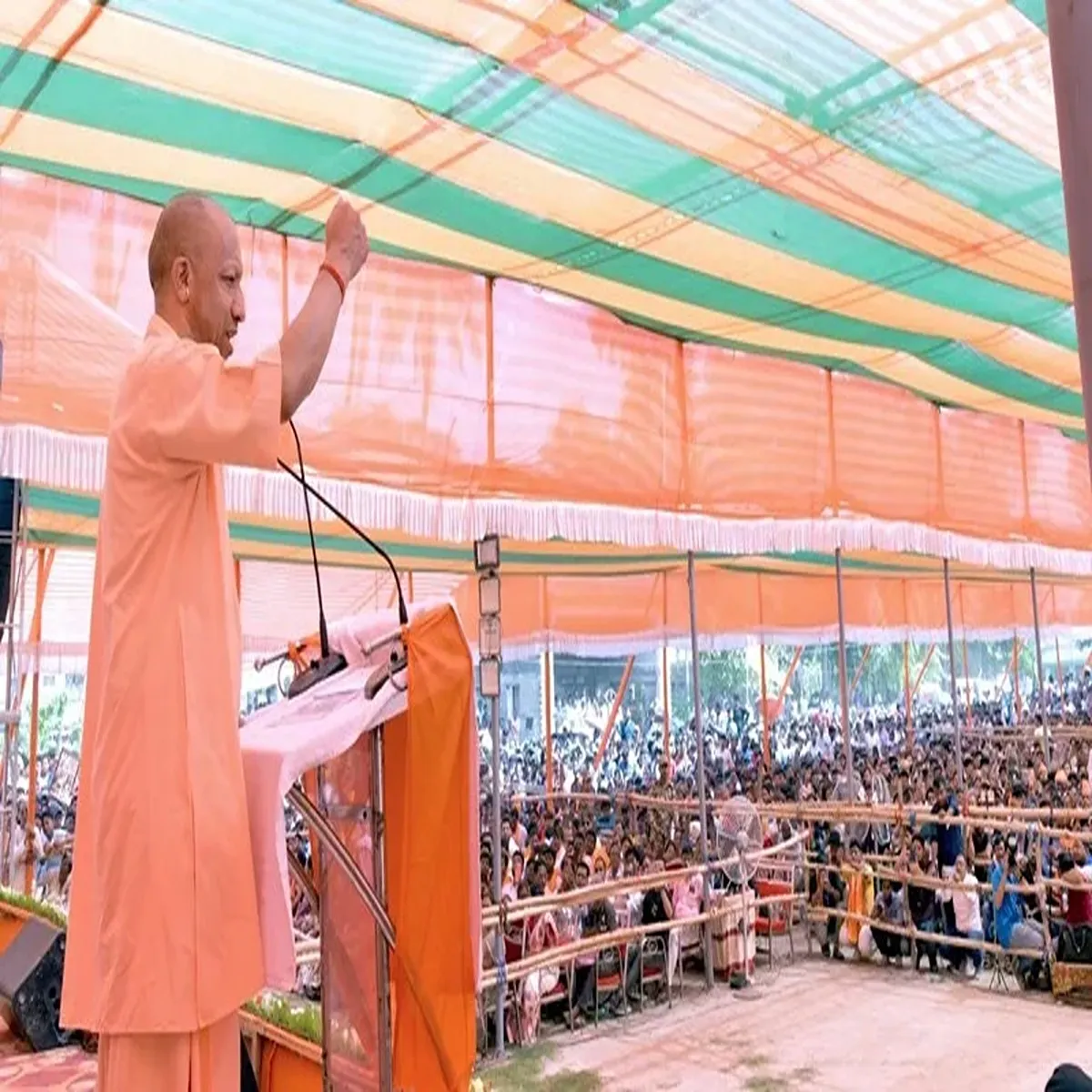 Elections yogi adityanath targets rivals bengal