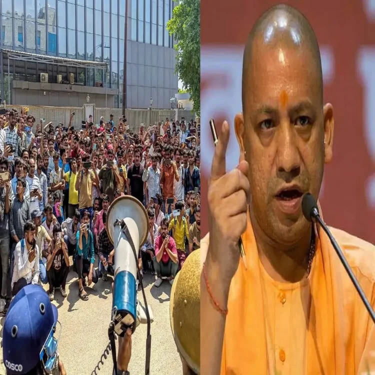 Yogi noida protest conspiracy