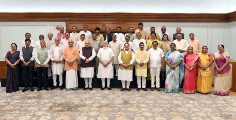 Politics gujarat bjp legislators meet pm modi for governance discussion