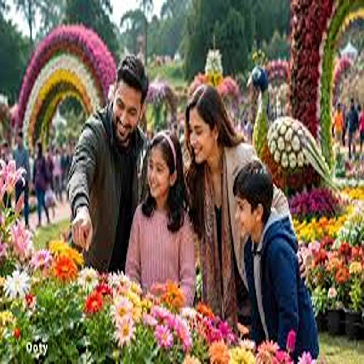 Tourism ooty flower festival opens grand