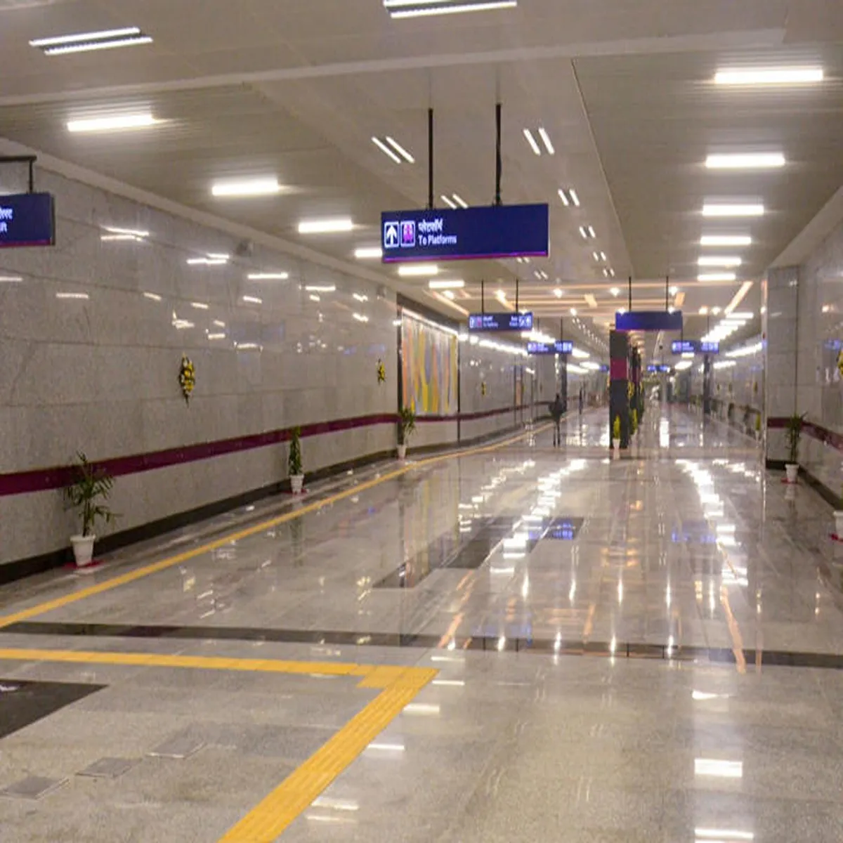 Airportmetro delhi airport terminals may soon