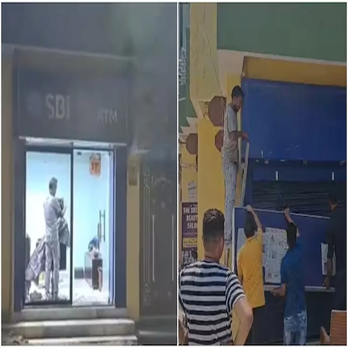 Banking patna salon inside former atm