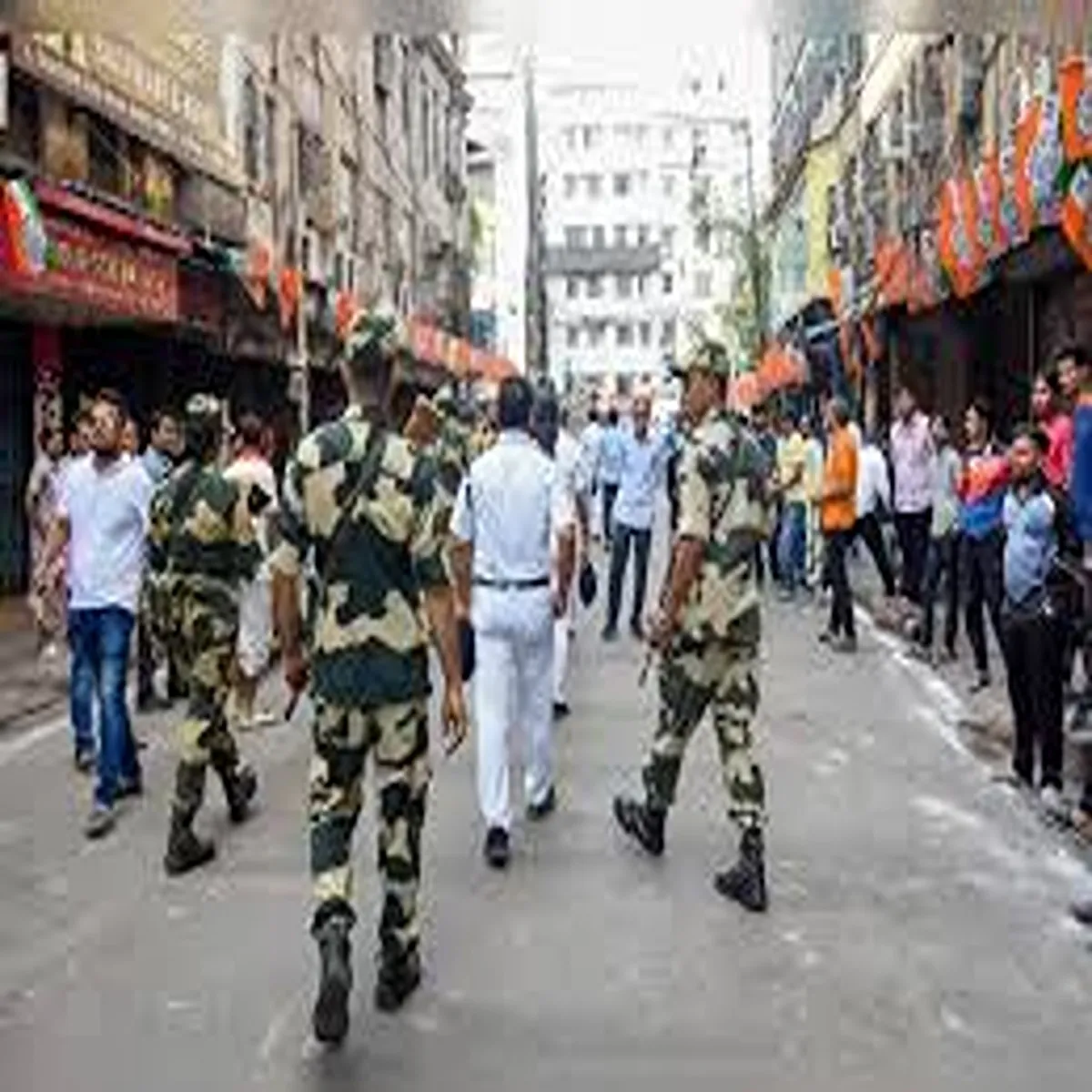 Elections repoll conducted bengal seats amid