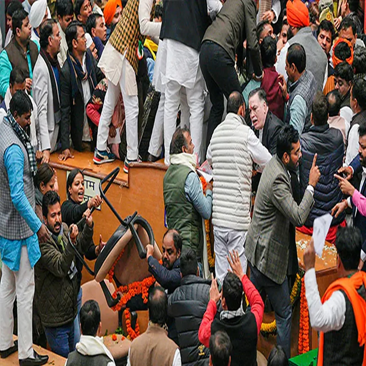 Politics bjp aap clash over fresh