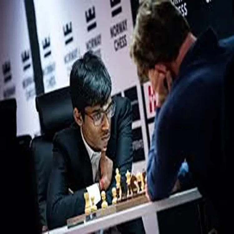Carlsen streak ends classical loss