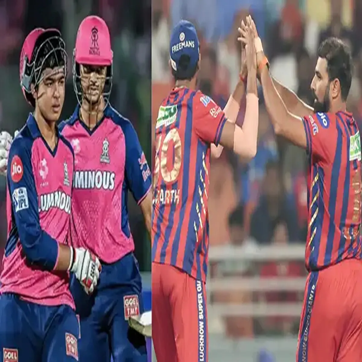 Cricket rajasthan royals lucknow set crucial
