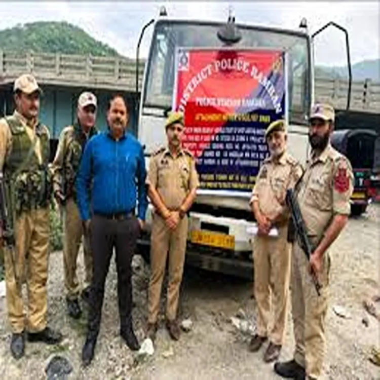 Crime crackdown ramban smuggling vehicles