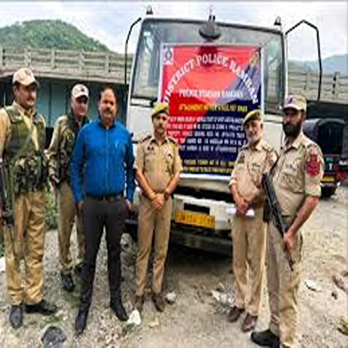 Crime crackdown ramban police attach vehicles