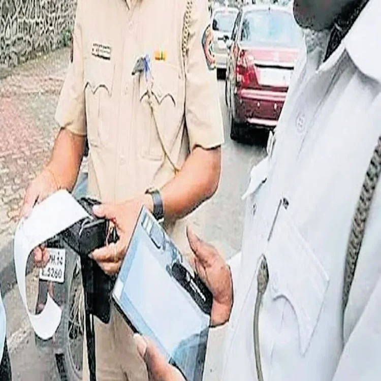 Delhi digital traffic challan system