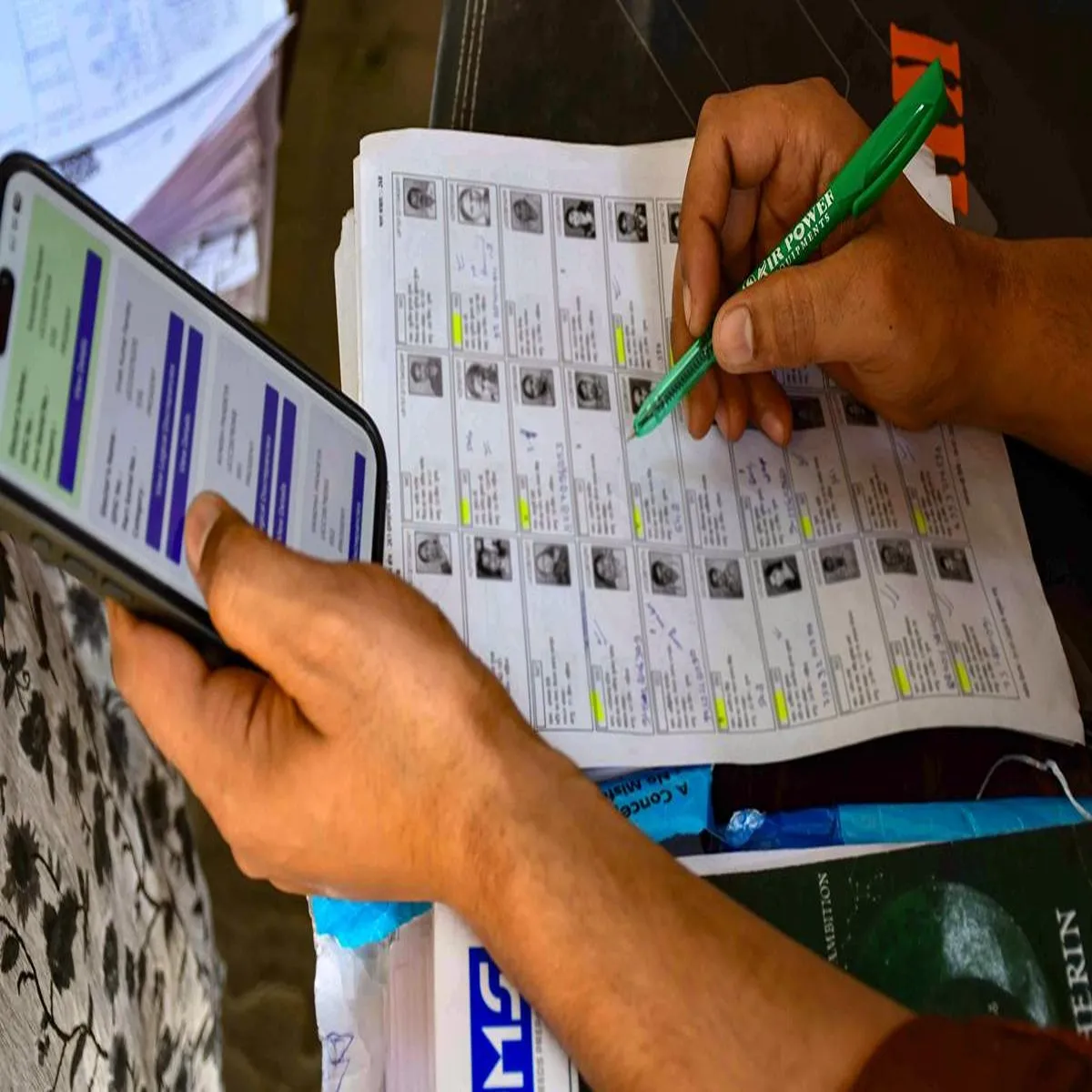 Elections delhi begins large scale voter